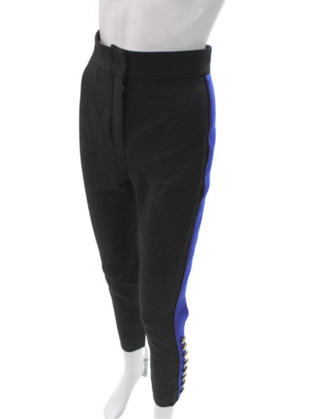 🔥 Dolce & Gabbana Cropped Embellished Ankle Wool Pants Size 38 / 25" Waist 🔥